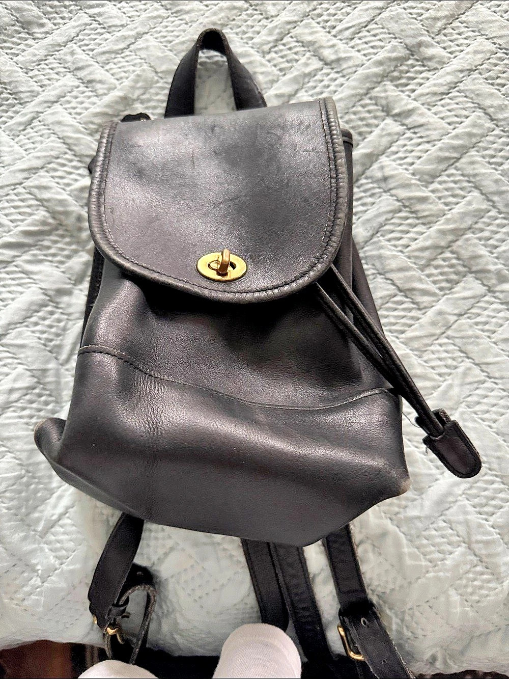 Coach Vintage Coach Mini Daypack Backpack in Black